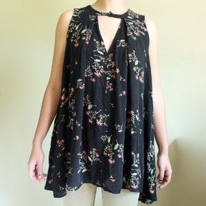 Free People floral tunic